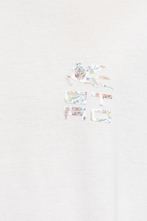qr code t shirt | Etro T-shirt z logo | Men's Clothing